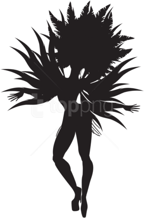 Free Png Samba Dancer Silhouette Png - Samba Dance Silhouette (480x728), Png Download