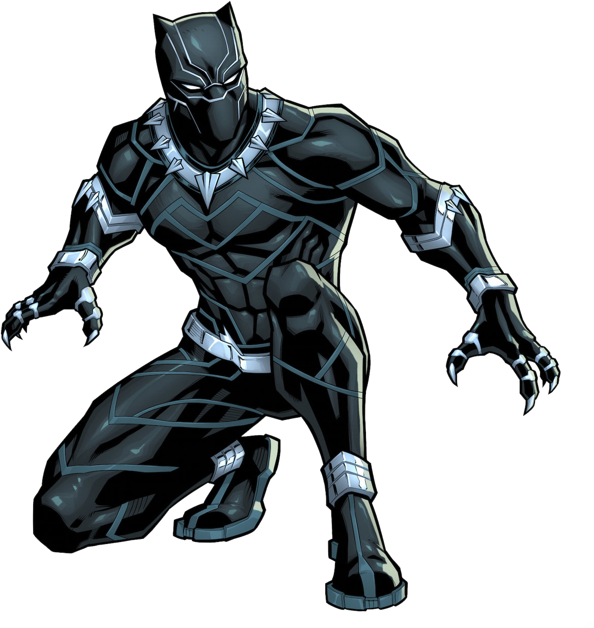 Download Black Panther Cartoon Characters Png Image With No Background Pngkey Com