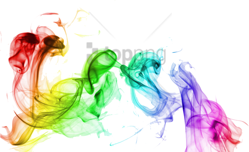 Free Png Color Smoke Png Png Image With Transparent - Colorful Smoke Gif Png (850x638), Png Download