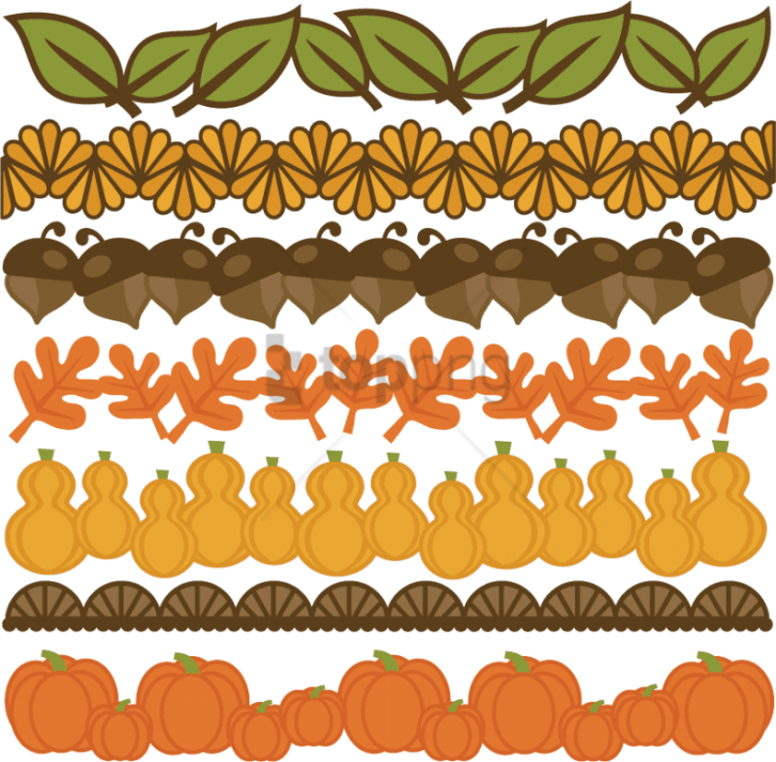 Free Png Thanksgiving Border Svg Png Image With Transparent - Thanksgiving Transparent Png Border (850x835), Png Download