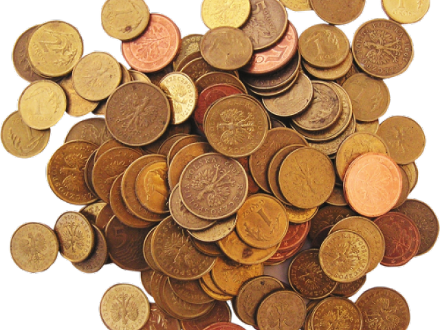 Coins Clipart Cash Pile - Copper Coins (640x480), Png Download