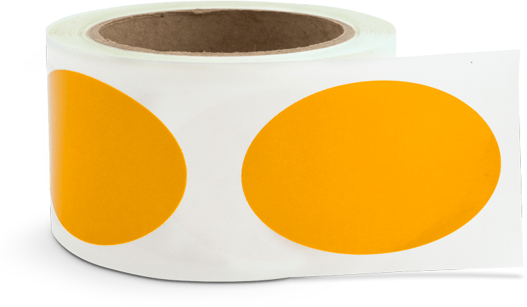 Oval Labels - Circle (800x600), Png Download