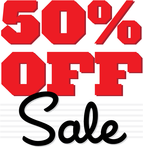 Doublexx 50percent Off - Graphic Design (600x600), Png Download