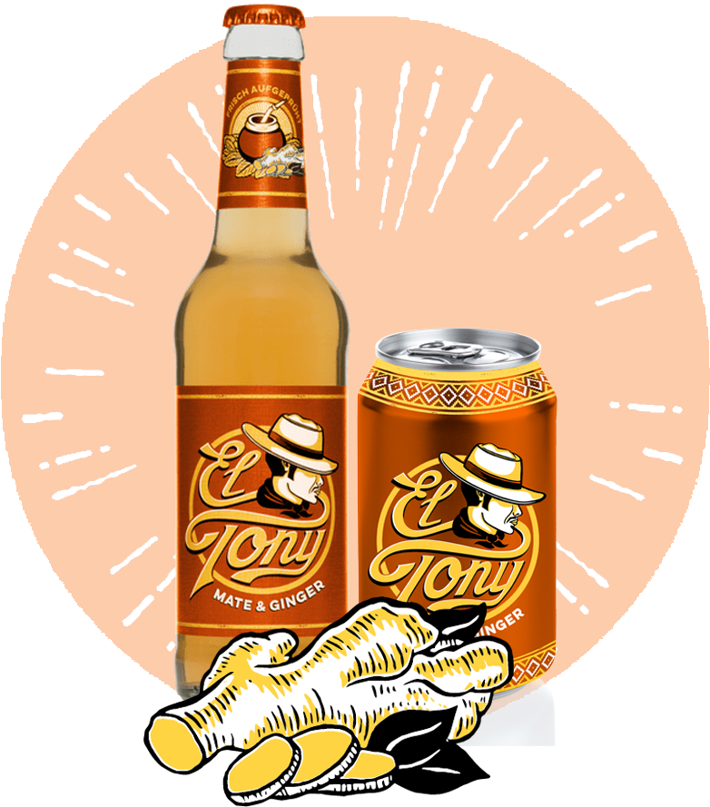 El Tony Mate - Beer Bottle (1000x1000), Png Download