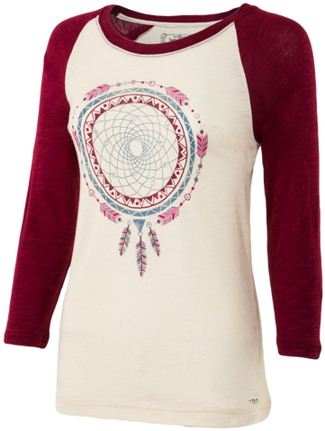 Vintage Dreamcatcher Tee - Long-sleeved T-shirt (500x625), Png Download