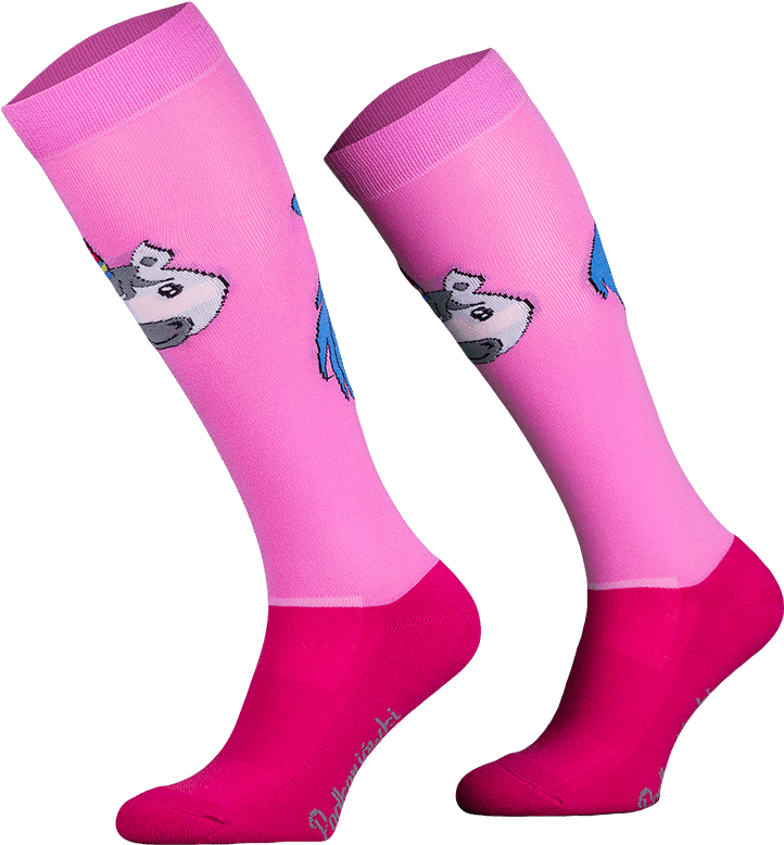 Unicorn Head & Tail - Sock (800x800), Png Download