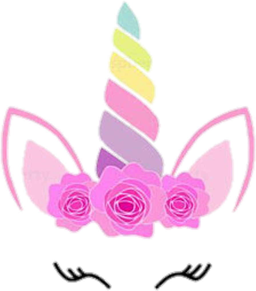 #unicorn #unicornio #cute #rainbow #colorful #face - Unicorn Birthday Invitation Free Download (1024x1076), Png Download