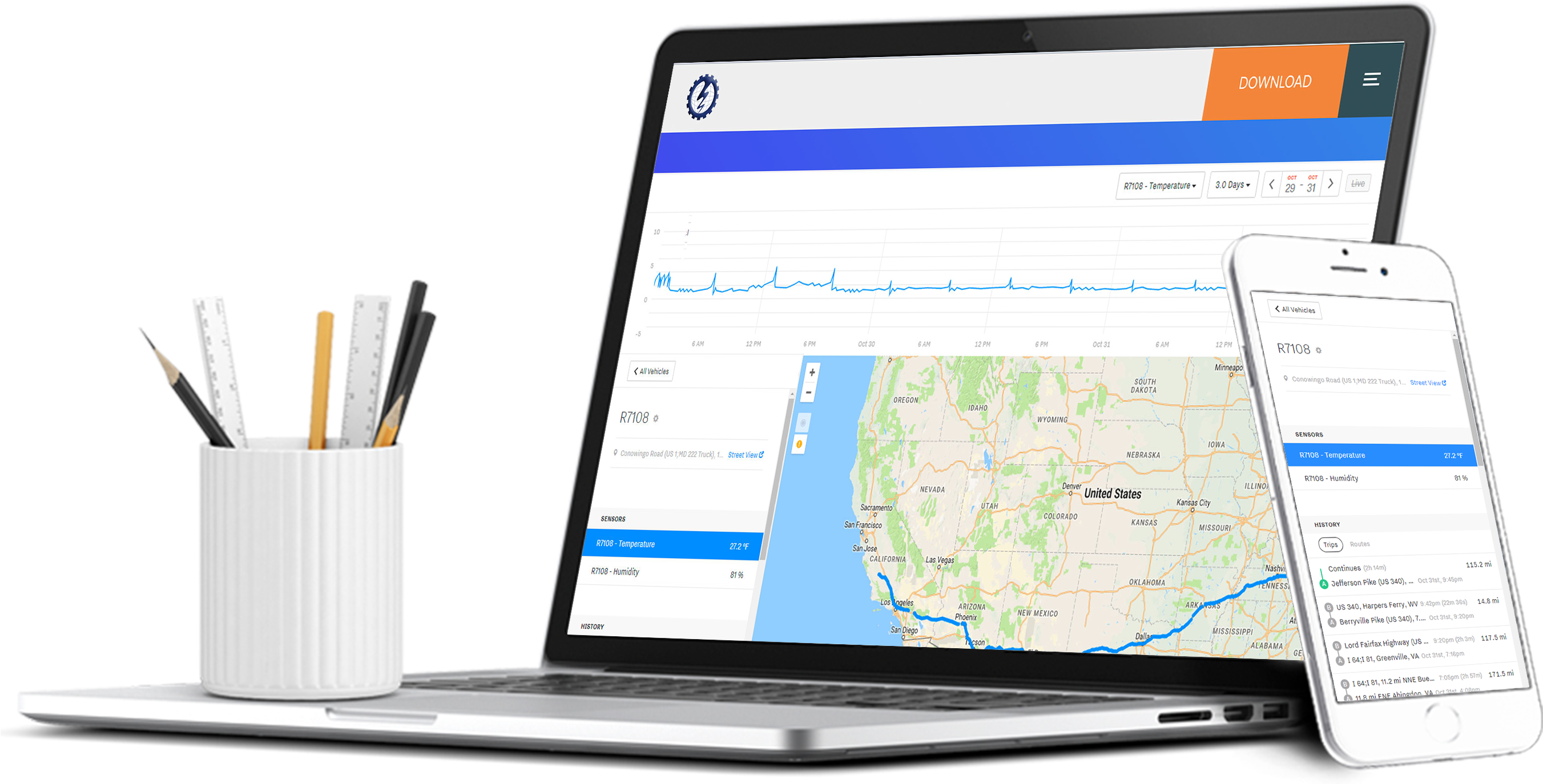 Transparent-mock - Mobile Device (3600x1965), Png Download