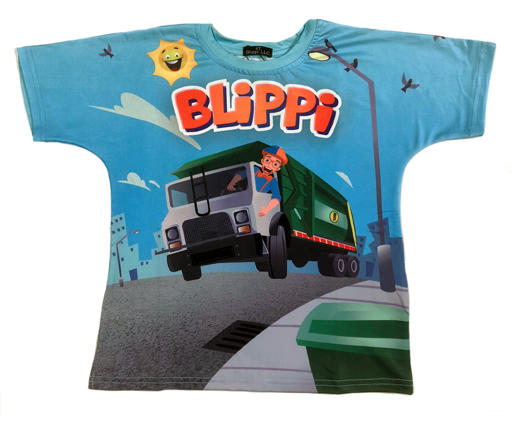 Blippi Garbage Truck (1000x1000), Png Download
