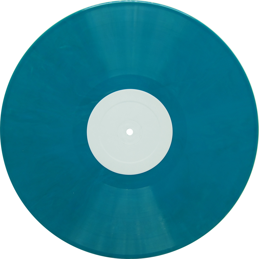Limited Edition Hippie Ocean Blue Vinyl Lp - Vinyl Blue Png (850x850), Png Download