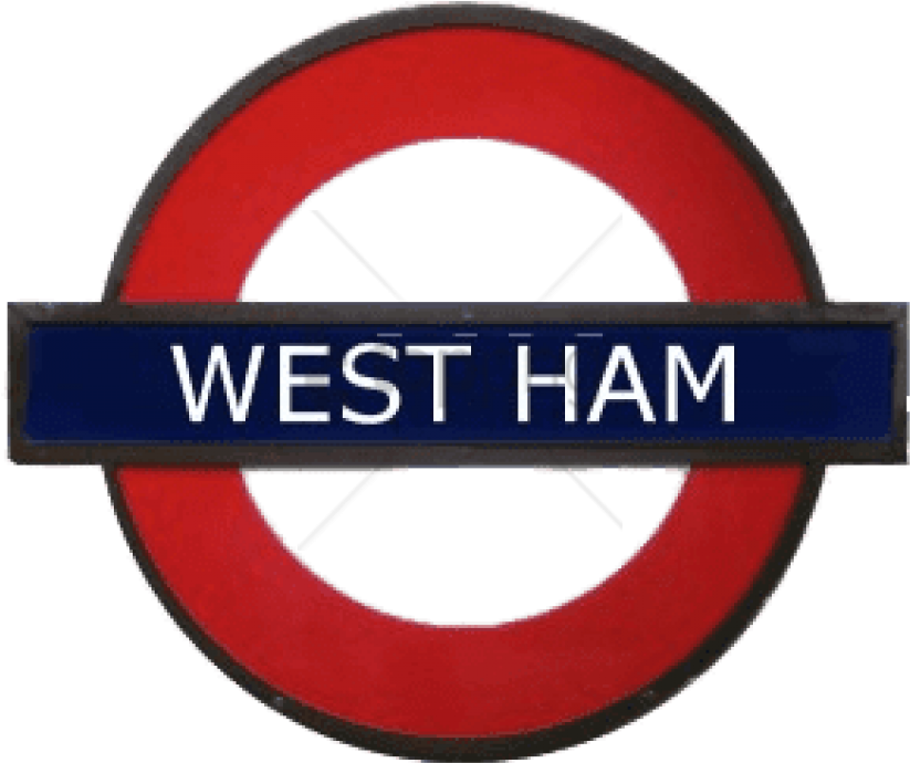 Free Png Download West Ham Png Images Background Png - Paddington Station Tube Sign (850x720), Png Download