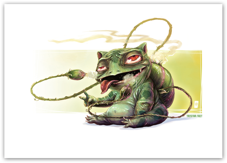 Image Of Bulbasaur - Illustration (842x595), Png Download