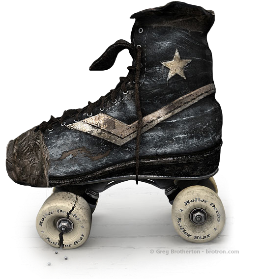 Optimal Mapping & Lscm Unwrapping - Quad Skates (571x580), Png Download