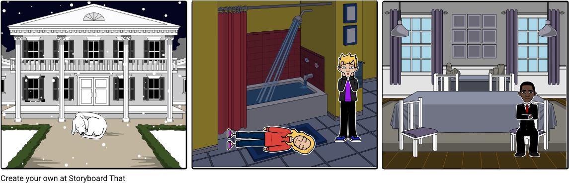 El Asesino De La Mansion - Cartoon (1164x385), Png Download