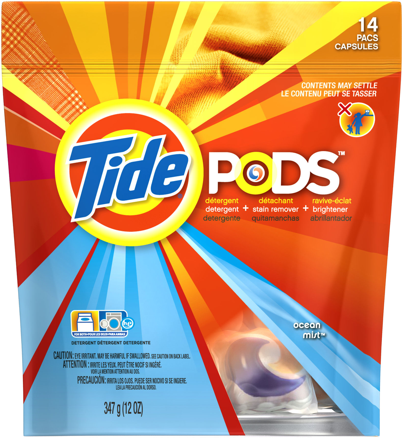 Tide Laundry Detergent Pods - Tide Pods Spring Meadow 72 Count (2000x2000), Png Download
