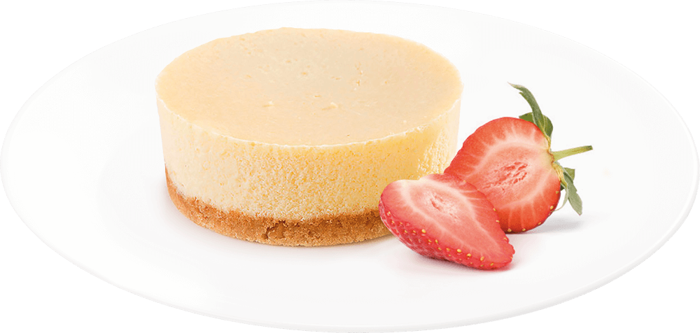 New York Baked Cheesecake - Cheesecake (1000x476), Png Download