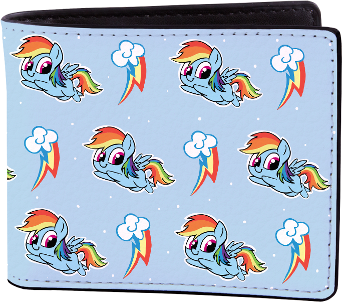 Chibi Dash Print Wallet - Cartoon (1000x1000), Png Download