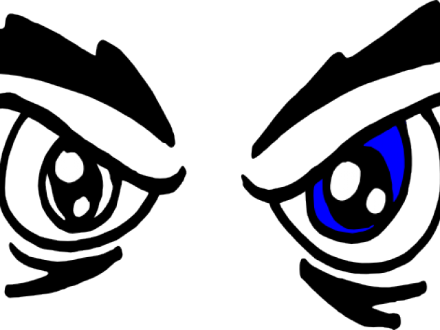 Angry Eye Cartoon Png (640x480), Png Download