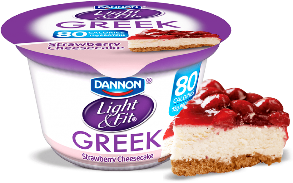 Strawberry Cheesecake Greek Yogurt - Greek Yogurt Strawberry Banana (1024x728), Png Download