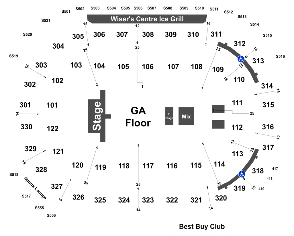 Event Info - Rogers Arena (1050x838), Png Download