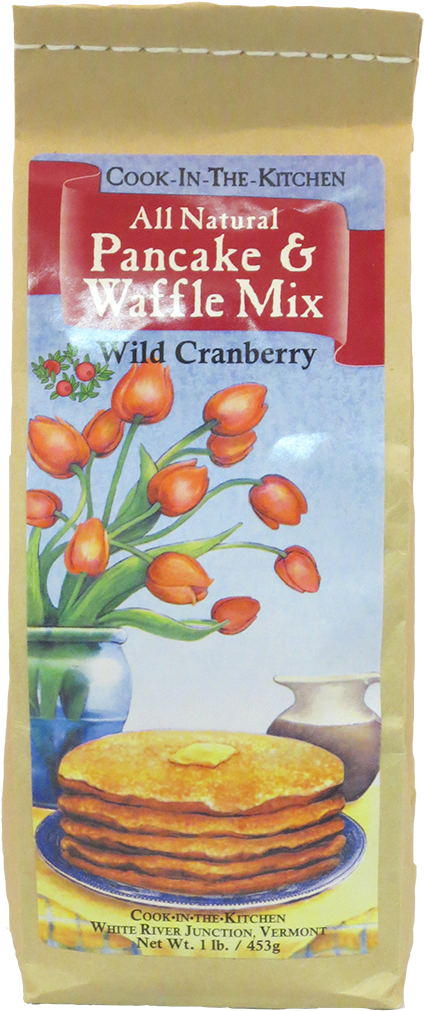 Cook In The Kitchen Wild Cranberry Pancake Mix - Pancake (500x1090), Png Download