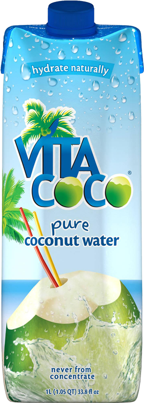 Vita Coco Natural - Vita Coco Coconut Water 1l (600x800), Png Download