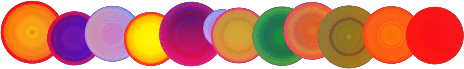 A Coloured Retro Disc Style Still Video Lower Third - Musical Instrument (1920x1080), Png Download