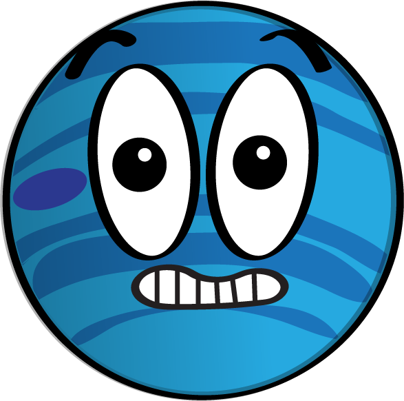 Illustration Of Neptune - Nasa Facts About Neptune (587x582), Png Download