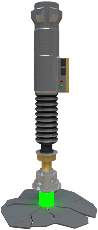 Lightsaber Statue - Flashlight (800x800), Png Download