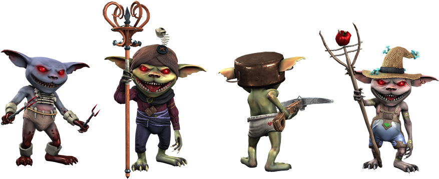 Goblin - Cartoon (900x377), Png Download