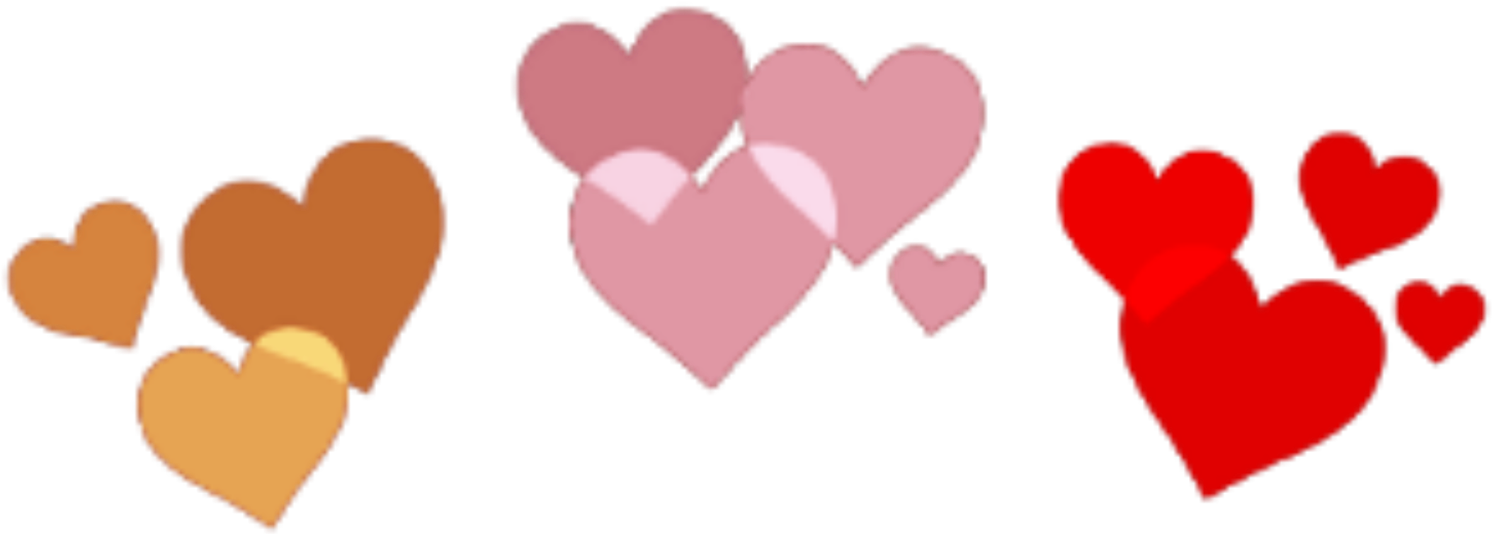 #hearts #crown #crowns #freetoedit - Transparent Red Aesthetic Png (2896x2896), Png Download