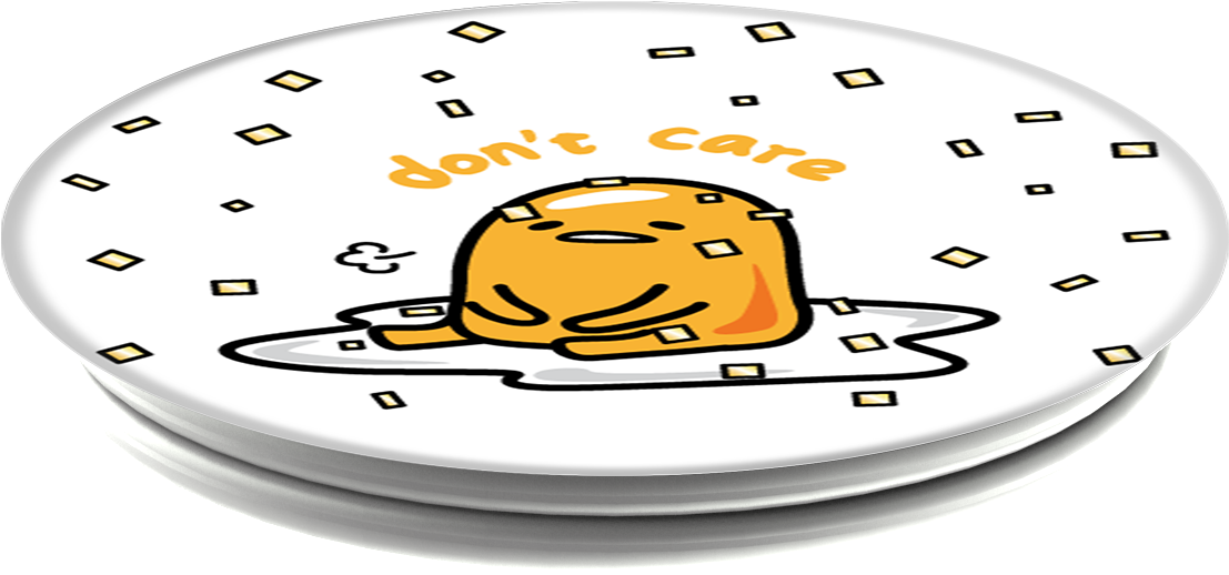 Gudetama Don't Care - Circle (1200x1231), Png Download