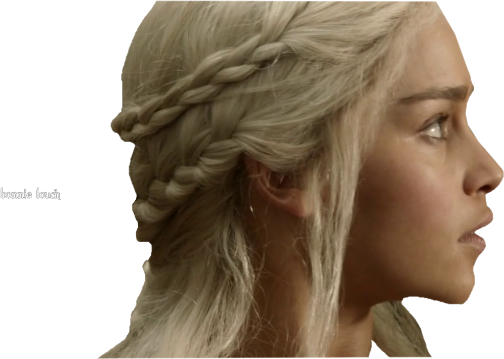 Coiffure Khaleesi Game Of Throne - Girl (1280x720), Png Download