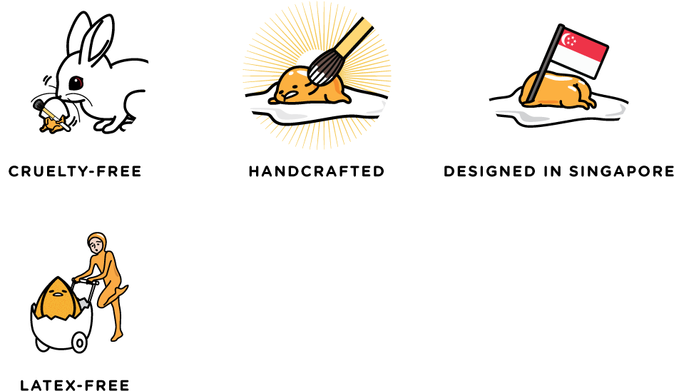 This Limited Edition Gudetama Sponge Expands In Size - Cartoon (1000x592), Png Download