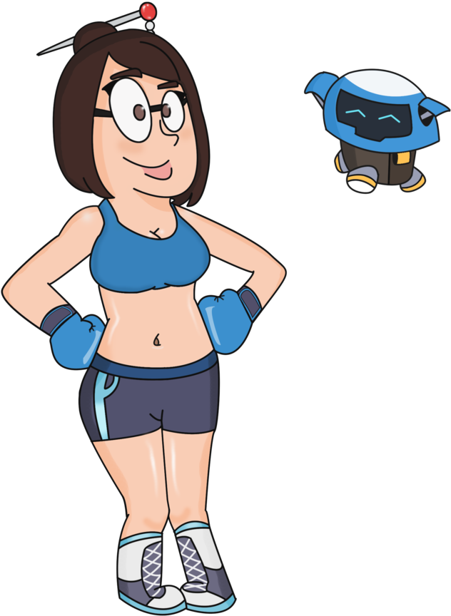 Freeuse Library Mei Boxer And Top By Invadermurilox - Cartoon (715x1117), Png Download