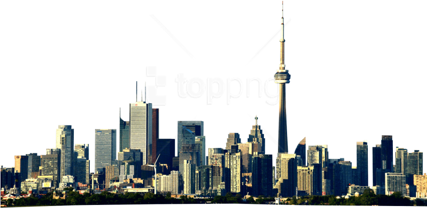 Download City Skyline Png Images Background - Skyline (850x537), Png Download