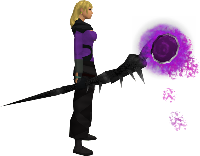 Runescape Shadow Noxious Staff (765x599), Png Download