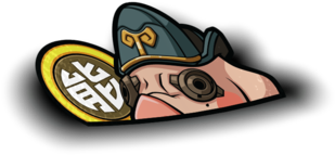 Roadhog Baejie Peeker Sticker - Illustration (600x600), Png Download