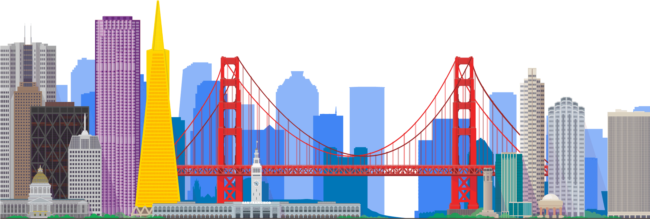 Next Skyline - Skyline (2105x862), Png Download