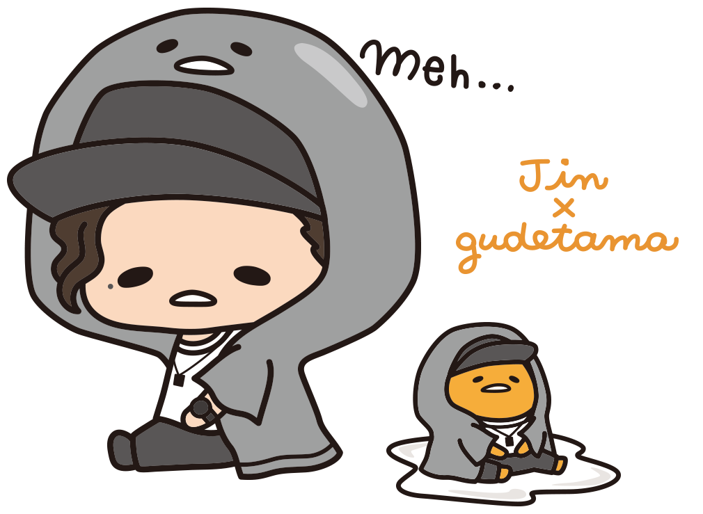 Jin Akanishi Gudetama (1010x739), Png Download