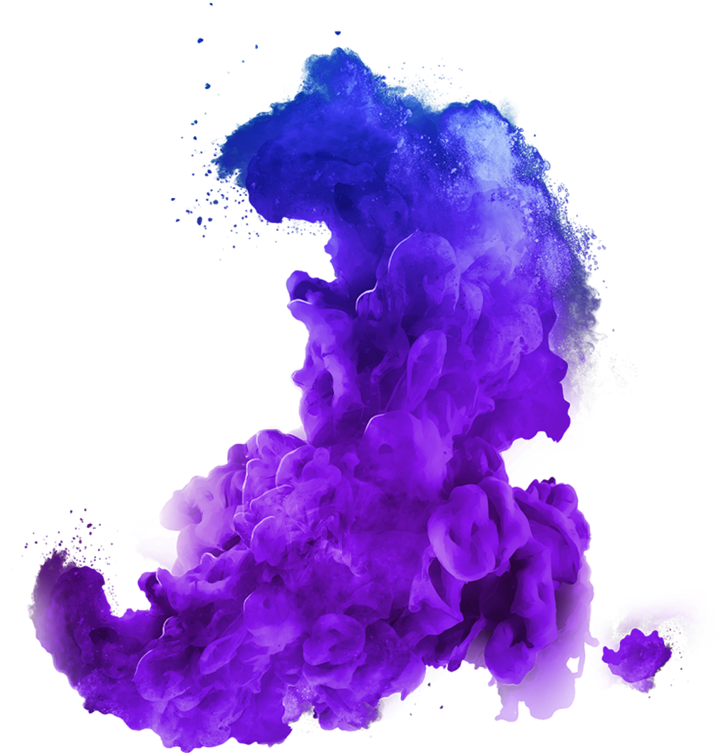 #colorful #purple #smoke #stickers #myedit - Color Splash Smoke Png (1024x1068), Png Download