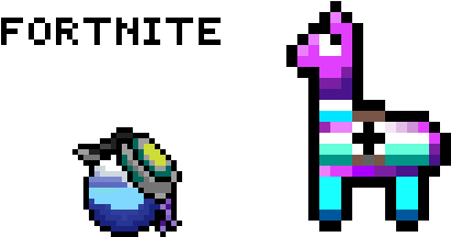 Fortnite Llama And Shield Potion (1100x500), Png Download