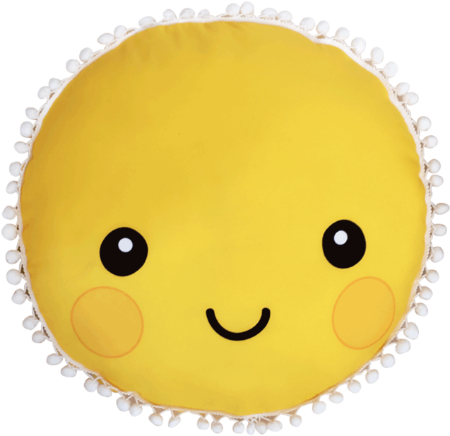 Lovely Creative Stuffed Plush Dolls Cartoon Sun Ice - Smiley (640x640), Png Download