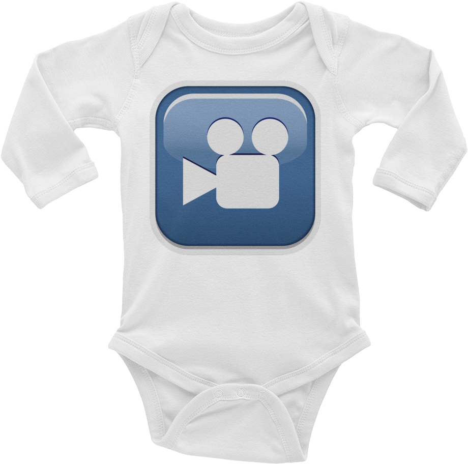 Emoji Baby Long Sleeve One Piece - Cartoon (1000x1000), Png Download