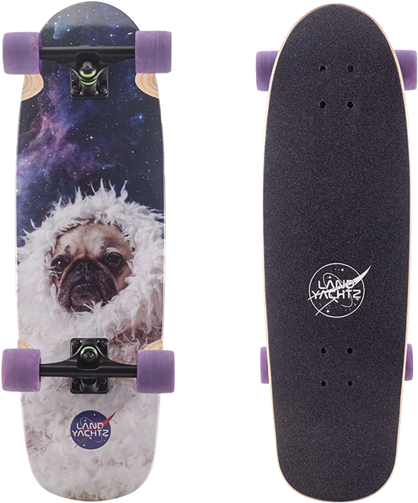 Landyachtz Tugboat Pug Boat Pre-assembled Longboard - Landyachtz Tugboat (1000x1000), Png Download