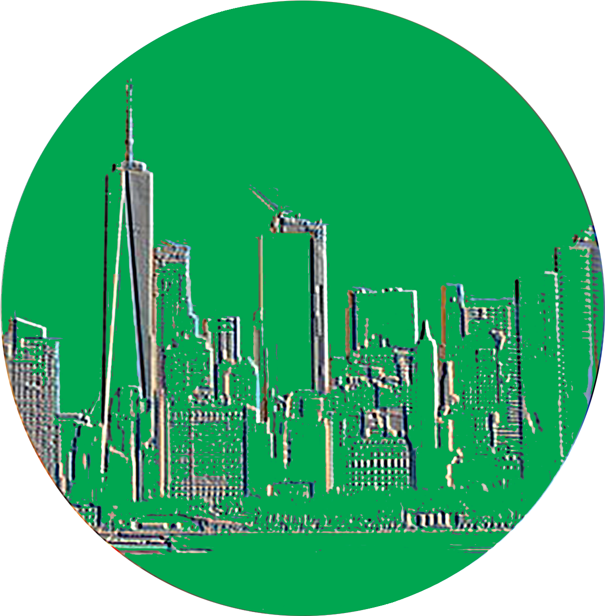 I'm Doing My Best For Getting Out Gafam And Protect - Skyline (1300x1300), Png Download