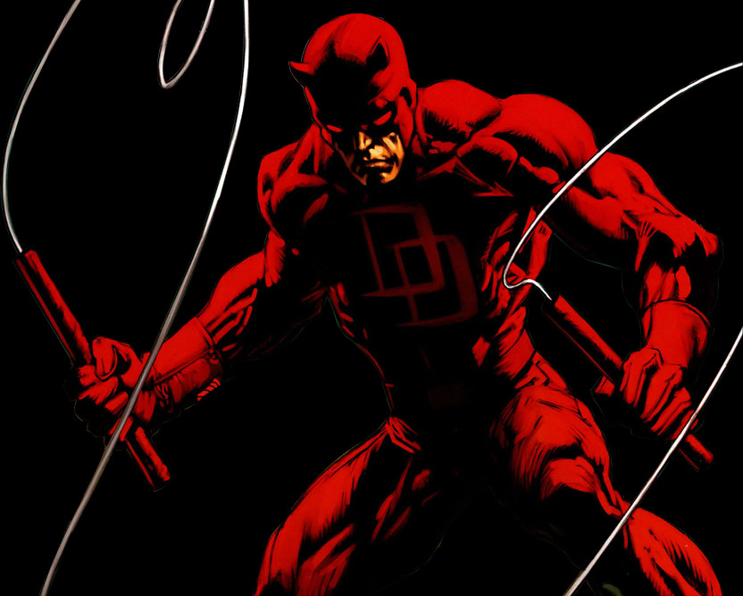Daredevil, Free Cutout Images - Daredevil Con Los Vengadores Comics (832x668), Png Download
