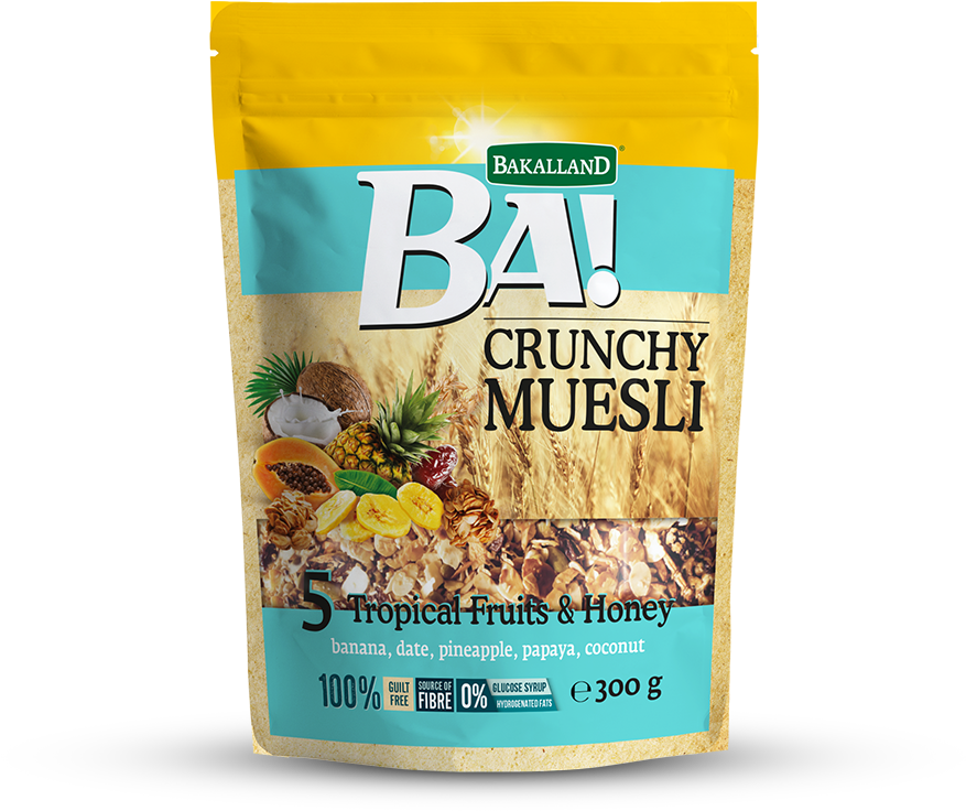 Ba Crunchy Muesli - Bakalland Granola (900x900), Png Download