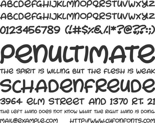 Bunny Ears Font Preview - Calligraphy (660x525), Png Download