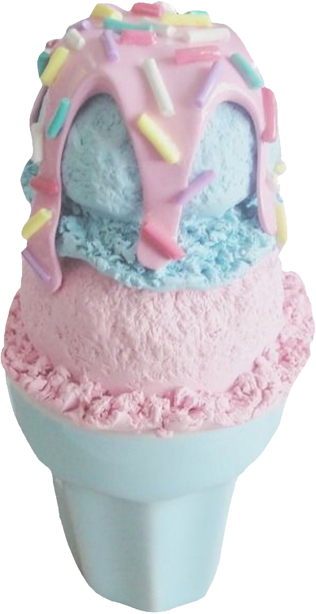 Food Png, Main Street, Overlays, Mood Boards, Oc, Meme, - Pink And Blue Ice Cream (726x1280), Png Download